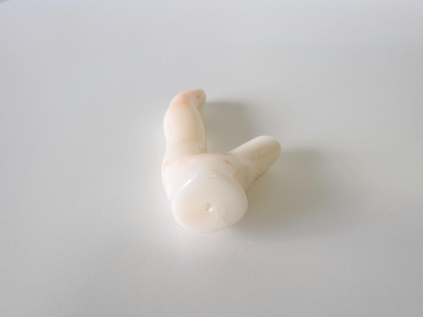 Natural White Coral branch loose, 60mm, Precious White Color (Orange spots) Coral Branch, Hole on top, Genuine Coral for jewelry making