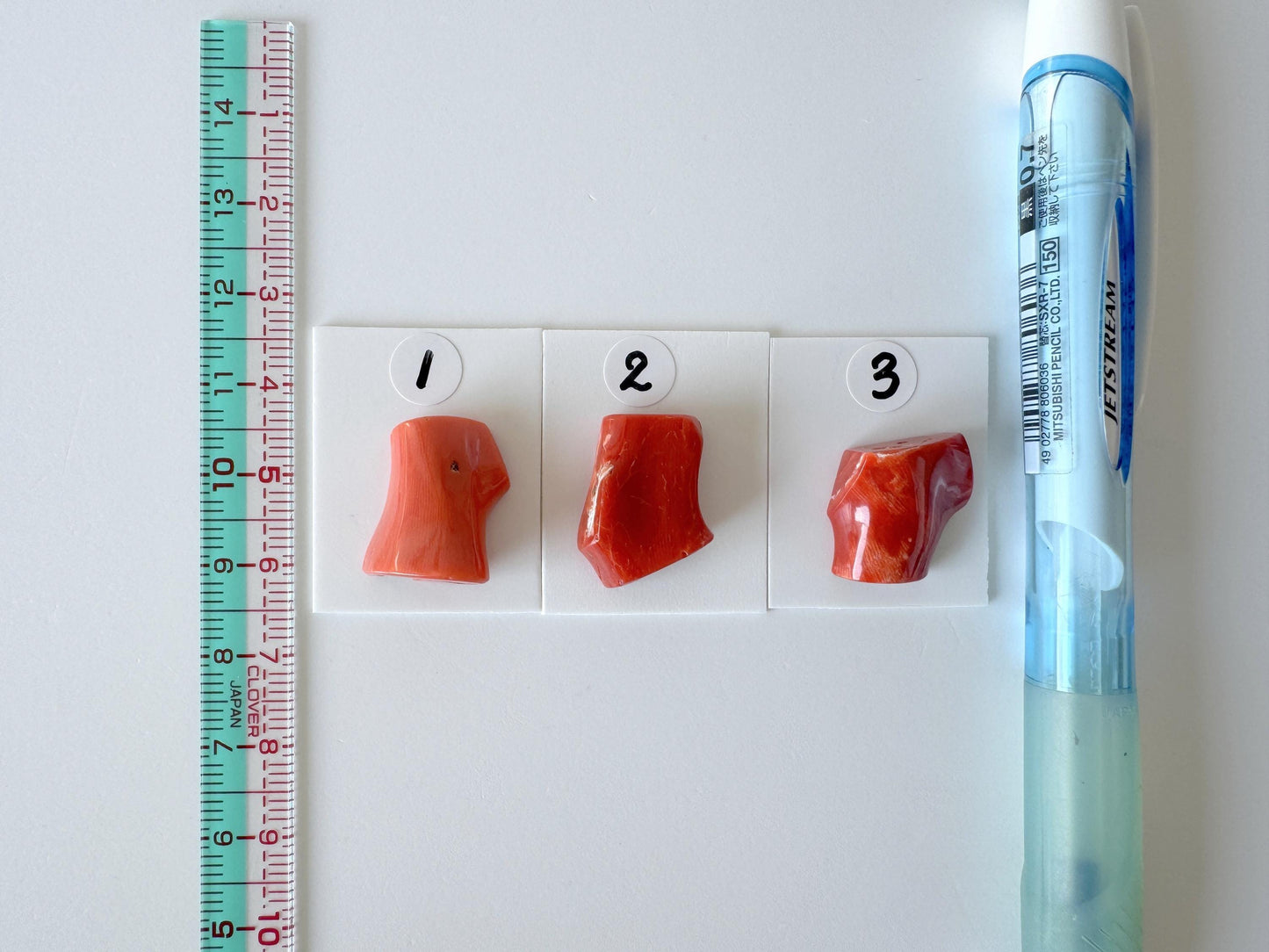 Mediterranean Coral Loose Gemstone: Natural Red-Orange Tones - Untreated, Top-hole, Jewelry Making Supplies, Per Piece