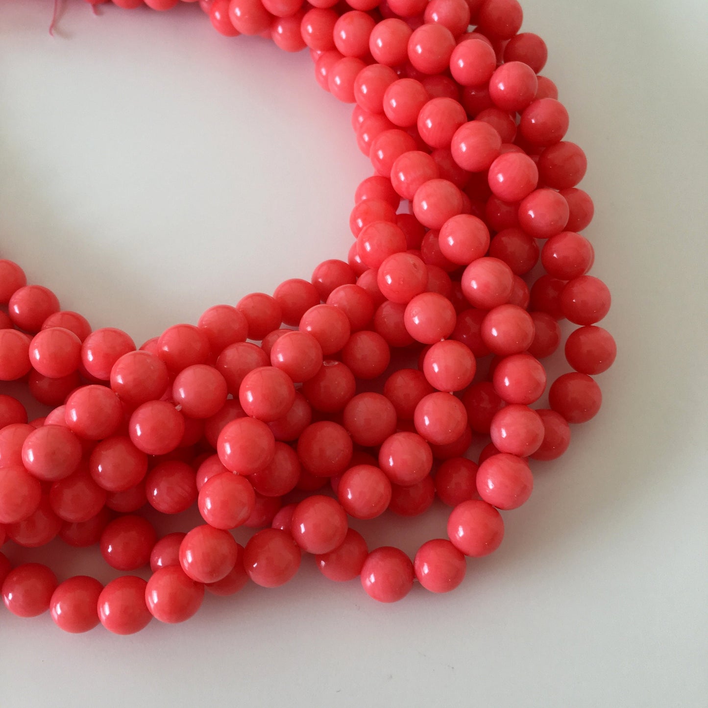 Pink bamboo coral 8-8.5mm round beads strands, 15.7inches,40cm, pink sea bamboo, price per strand, (colored)