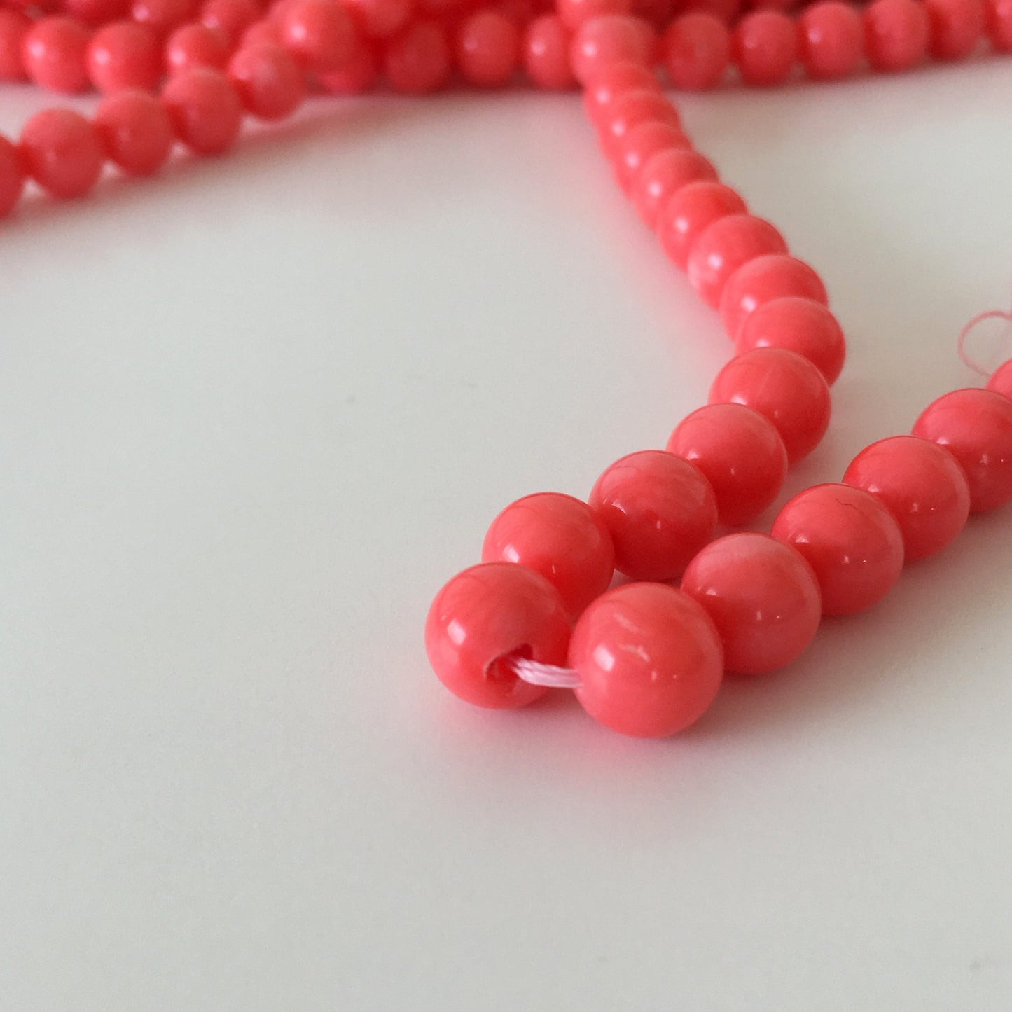 Pink bamboo coral 8-8.5mm round beads strands, 15.7inches,40cm, pink sea bamboo, price per strand, (colored)