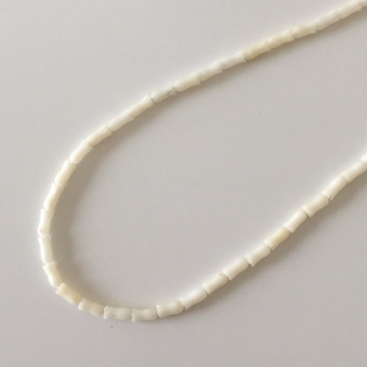 Natural white bamboo coral 3.5x7mm tulip beads strands, 15.7inches,40cm, white sea bamboo, natural white coral, price per strand