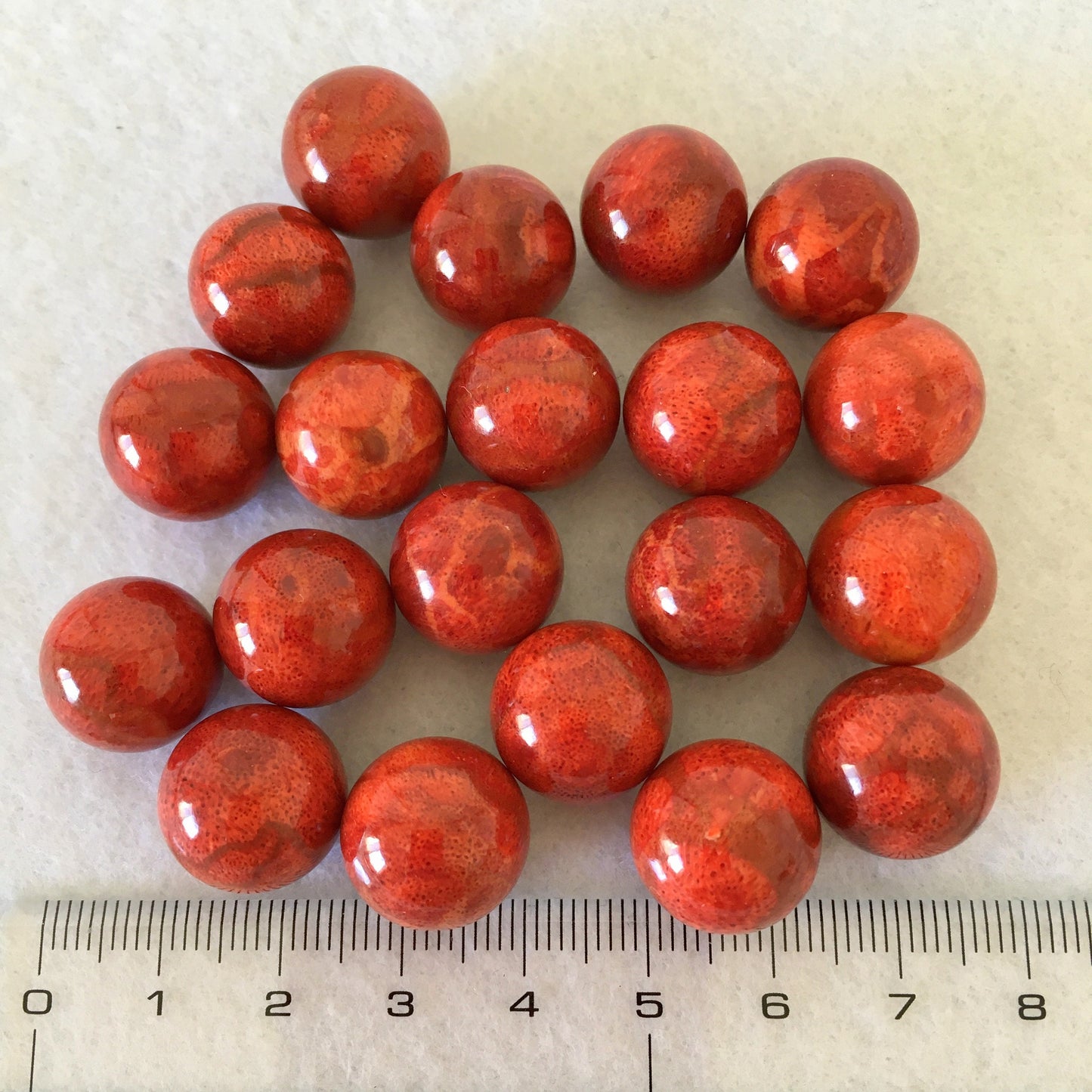 13mm-18mm Natural sponge coral round beads, round loose, No Hole/Half drilled hole/Full hole, For jewelry making, Price per piece