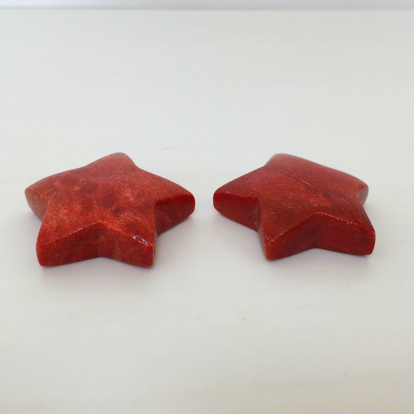 Full hole Natural sponge coral star loose 30mm, Apple coral star loose, Full hole, For jewelry making, Price per piece