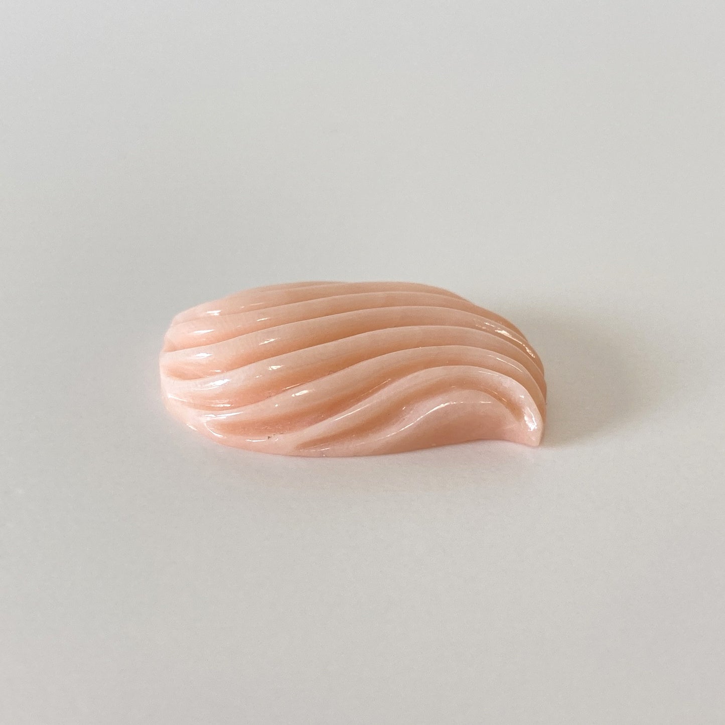 Pink angel skin coral loose, Hand Carved Unique shape Angel-skin color coral, Genuine Undyed Pink Coral for Jewelry making,24.4x16.9mm
