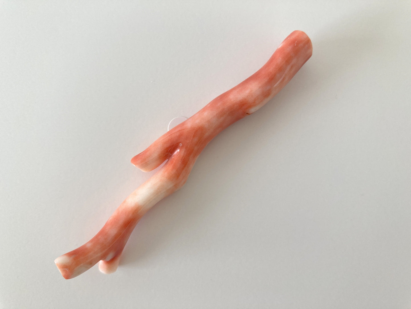 Coral branch 96mm, Japanese Momo Coral Branch, Natural Orange Color Coral Branch, Genuine Coral, For Jewelry making